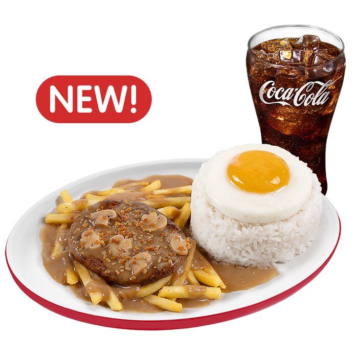 1-pc. Burger Steak Supreme w/ Drink