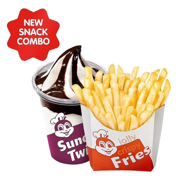 Fries w/ Chocolate Sundae