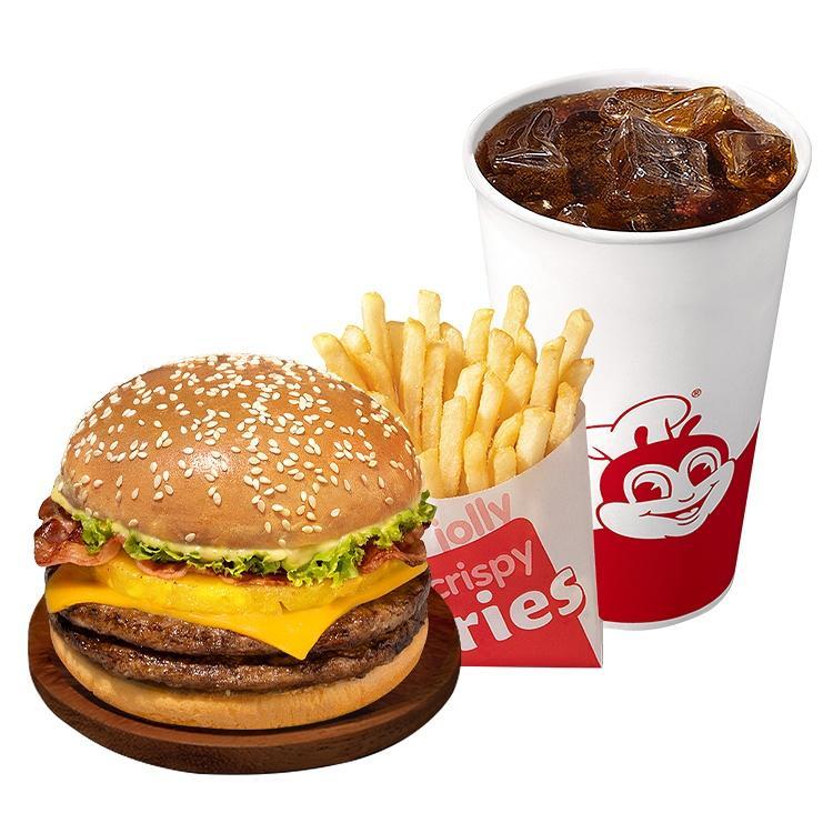 Double Amazing Aloha Champ Jr. w/ Fries & Drink
