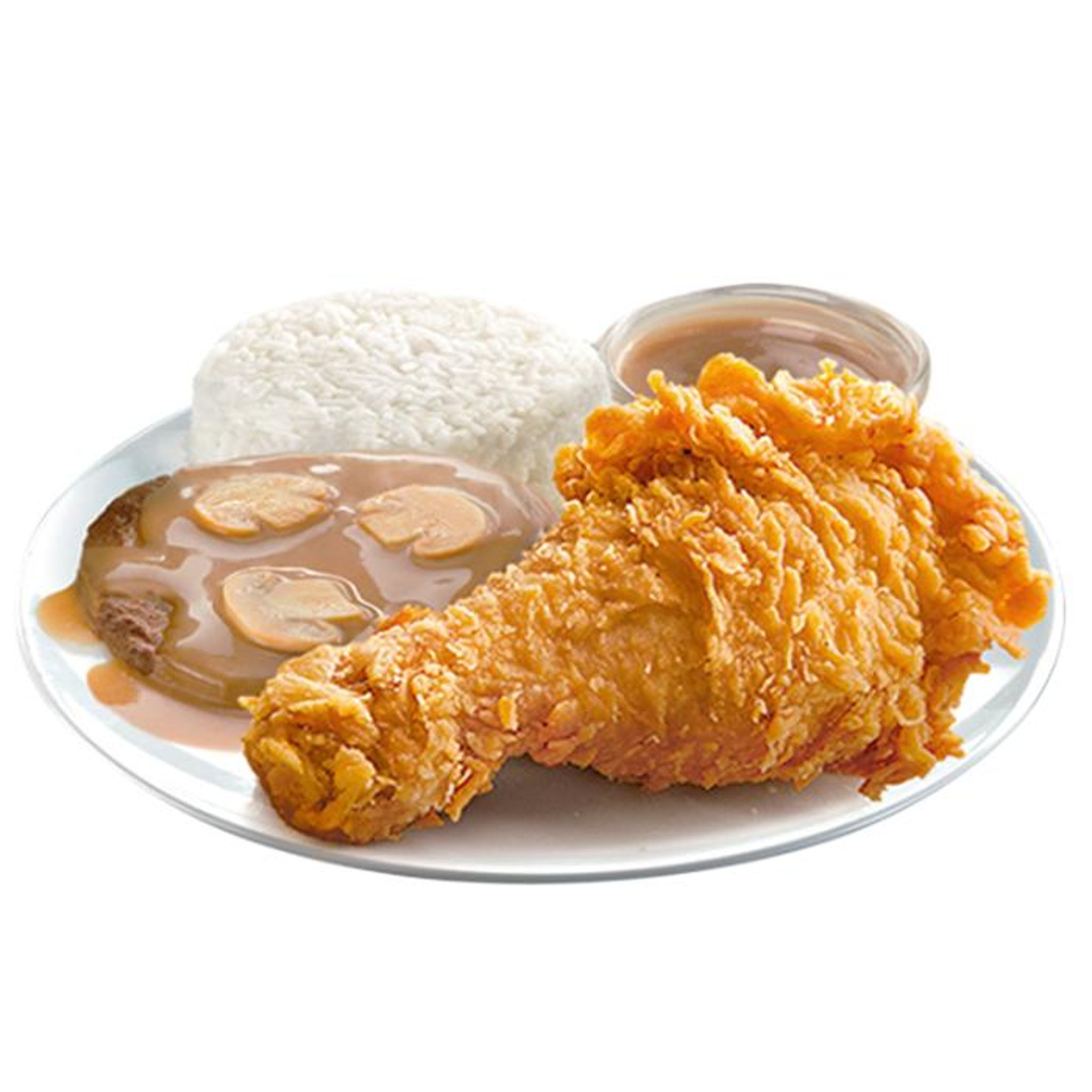 1 - pc. Chickenjoy w/ Burger Steak Solo | Chickenjoy Near Me | Jollibee ...