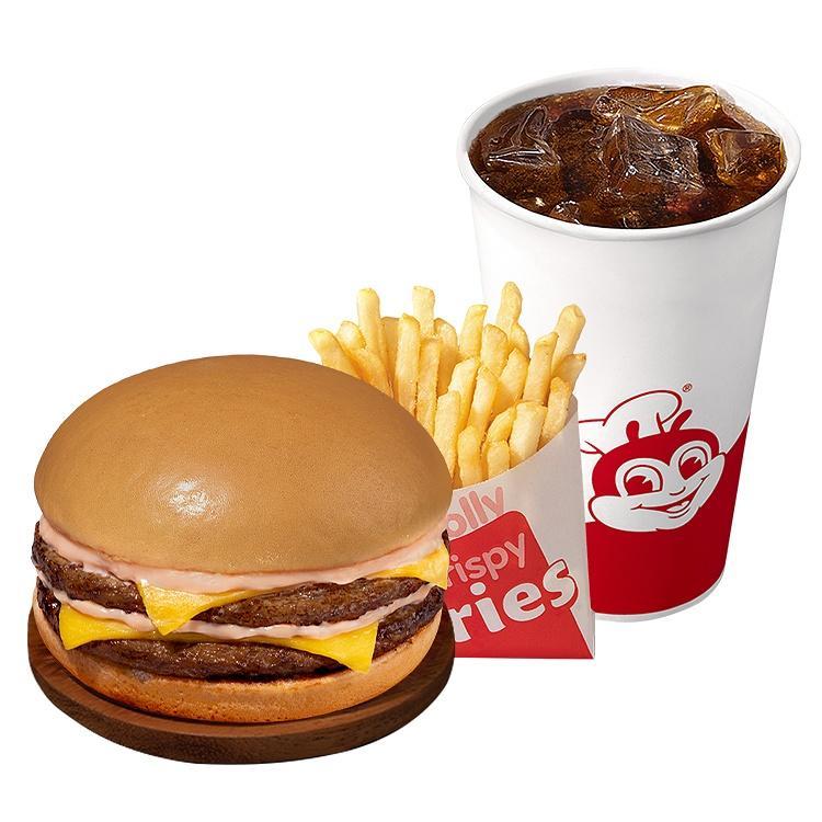 Double Cheesy Yumburger w/ Fries & Drink