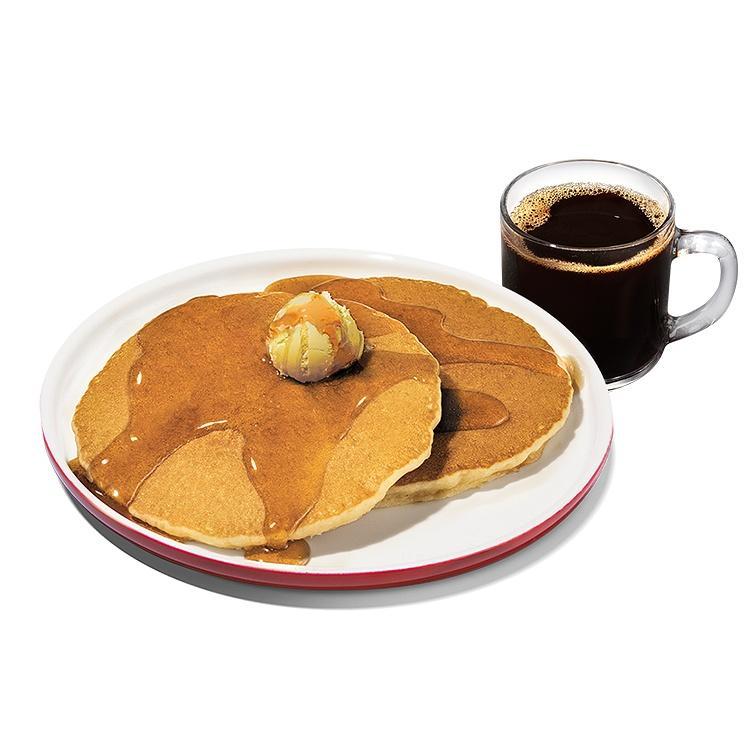 2 - pc. Pancakes w/ Drink