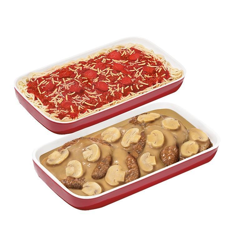 Burger Steak w/ Jolly Spaghetti Family Pan