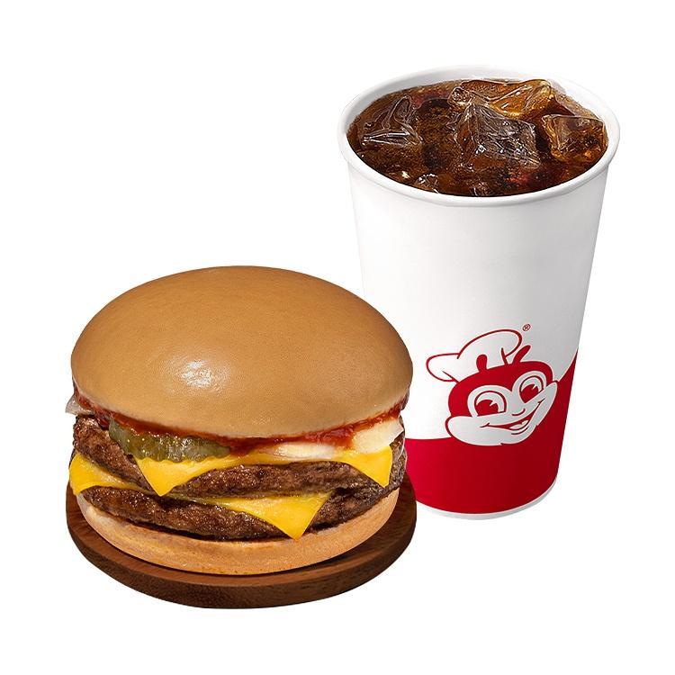 Double Special Cheesy Yumburger w/ Drink