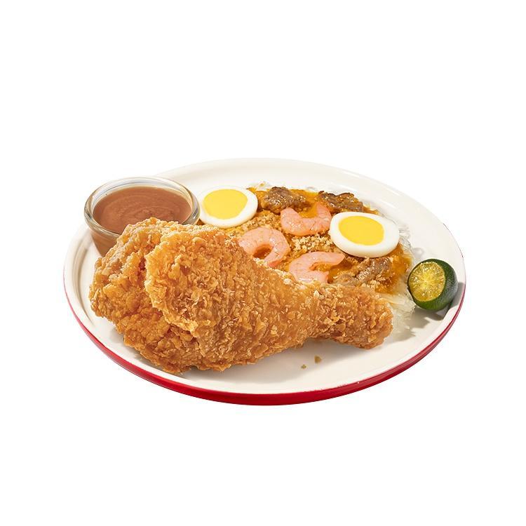 1-pc. Chickenjoy w/ Palabok Solo