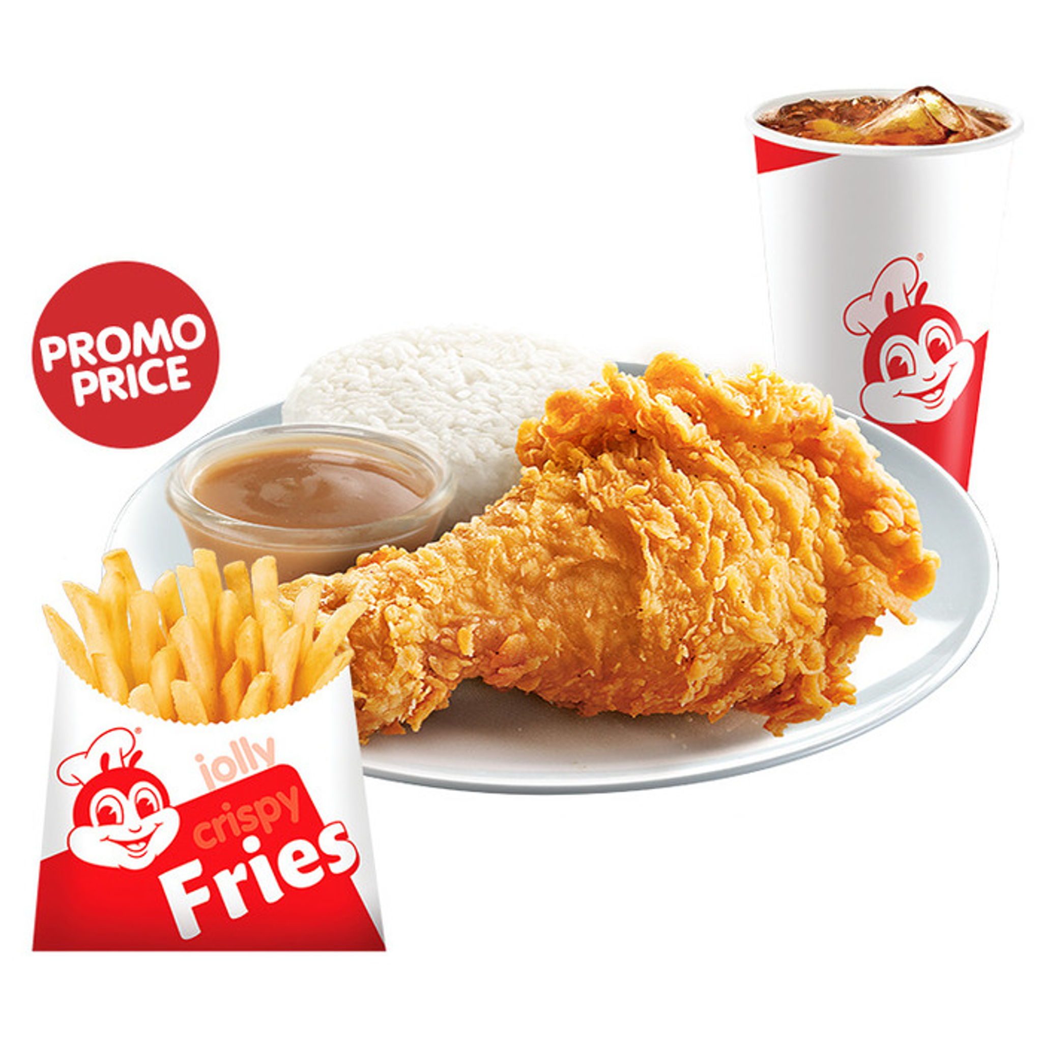 1 - pc. Chickenjoy w/ Fries w/ Drink | Chickenjoy Near Me | Jollibee ...