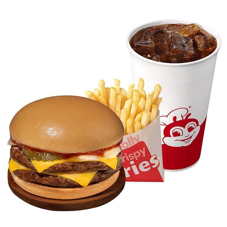 Double Special Cheesy Yumburger w/ Fries & Drink