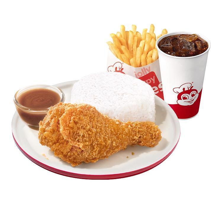 1-pc. Chickenjoy w/ Fries & Drink