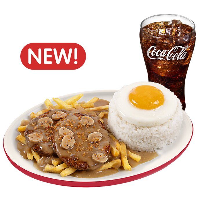 2-pc. Burger Steak Supreme w/ Drink